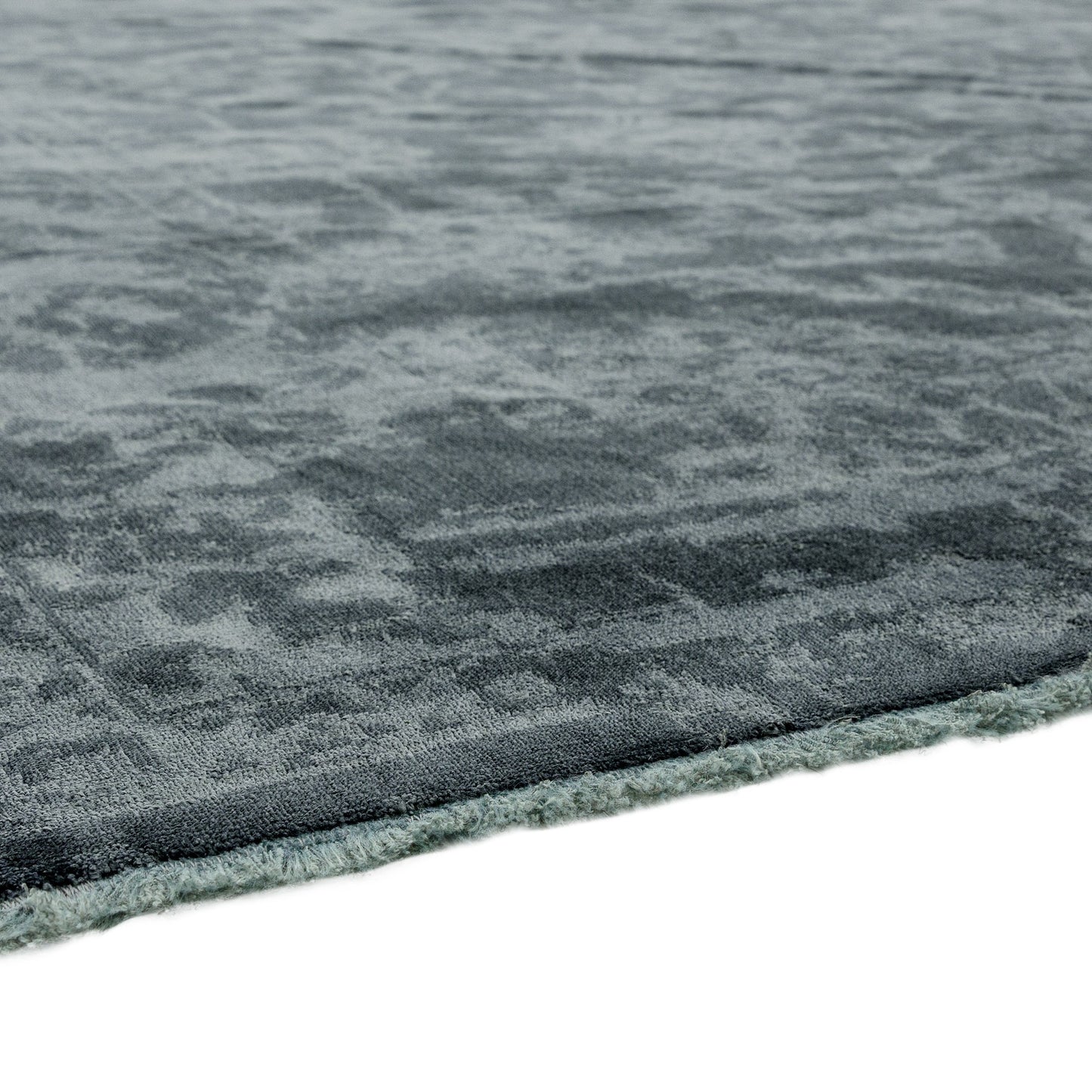 Zehraya Abstract Persian Distressed Rugs in ZE07 Charcoal Grey
