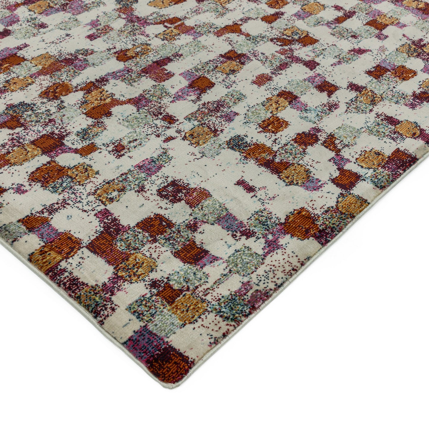 Amelie Pixel Geometric Rugs in AM09 Multi