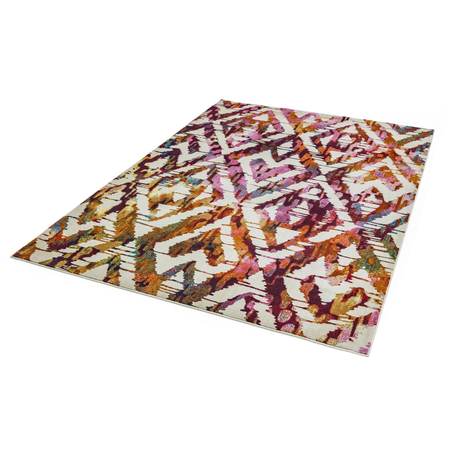 Amelie Diamond Geometric Rugs in AM01 Multi