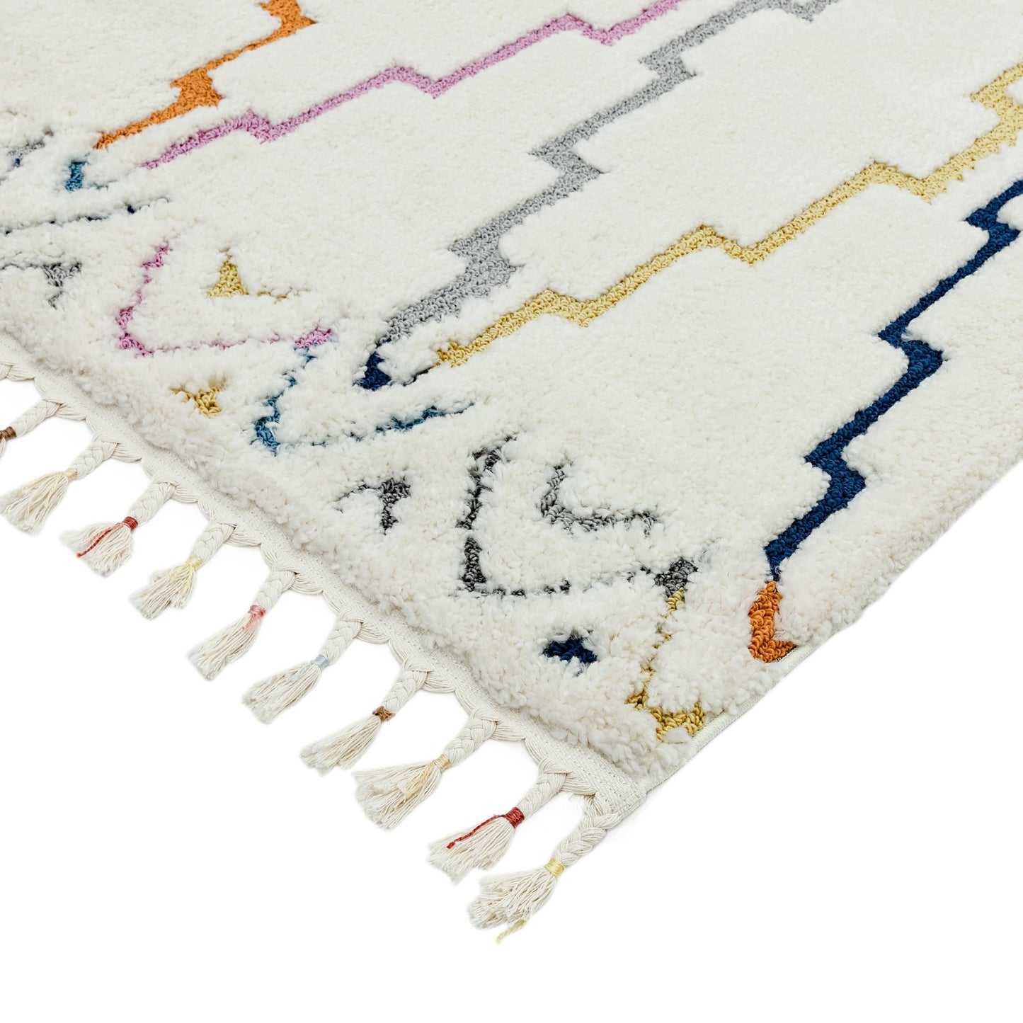 Ariana Trellis Moroccan Rugs in AR01 Multi