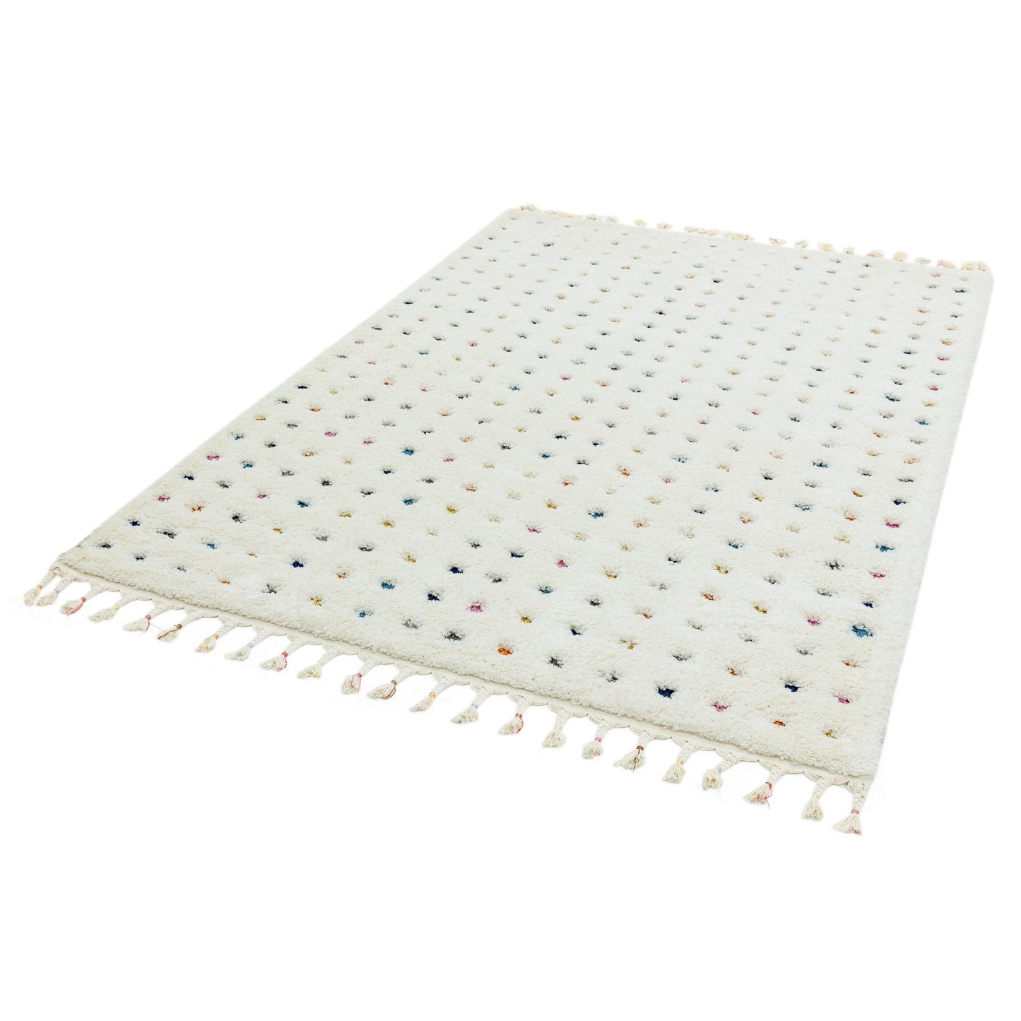 Ariana Dotty Moroccan Rugs in AR02 Multi