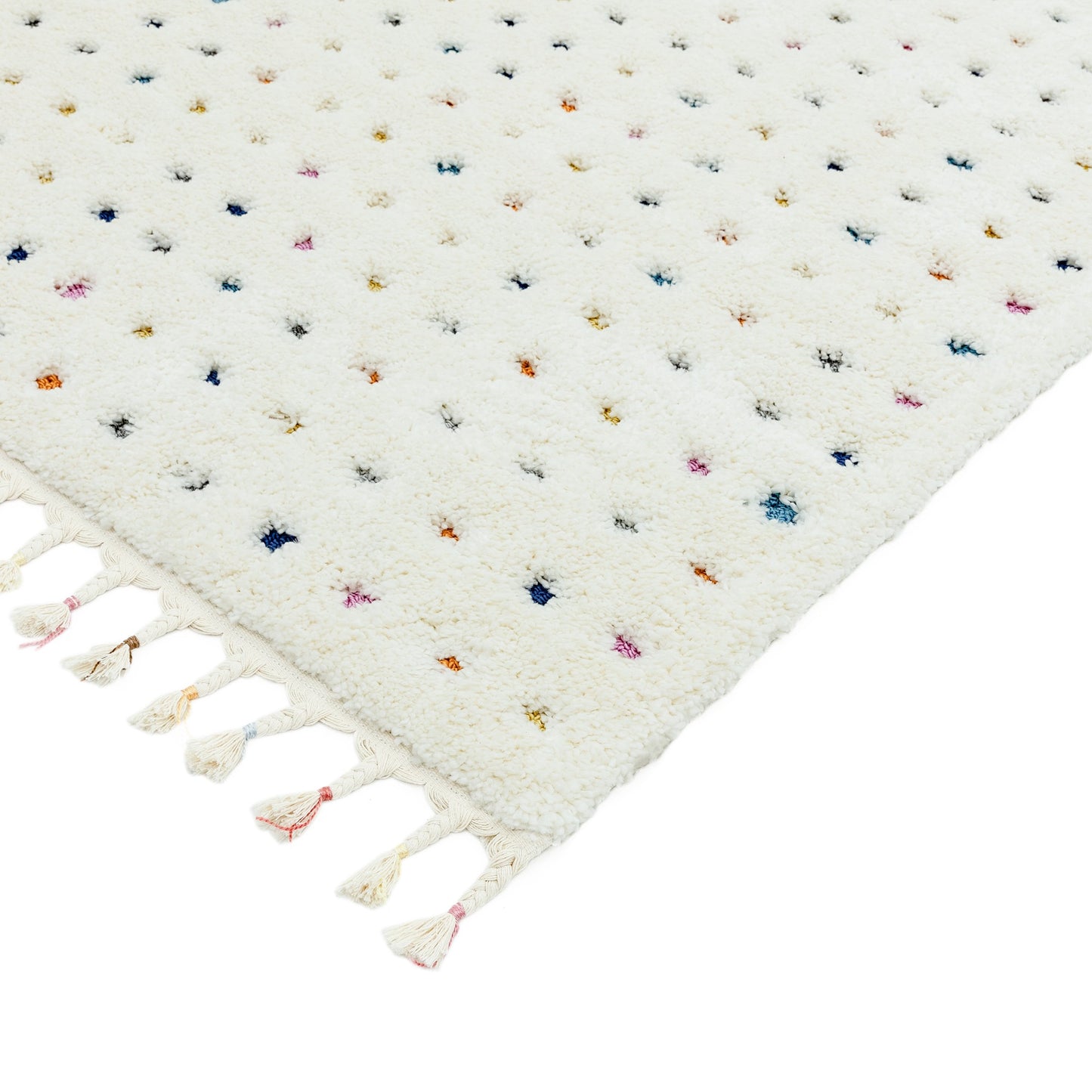 Ariana Dotty Moroccan Rugs in AR02 Multi