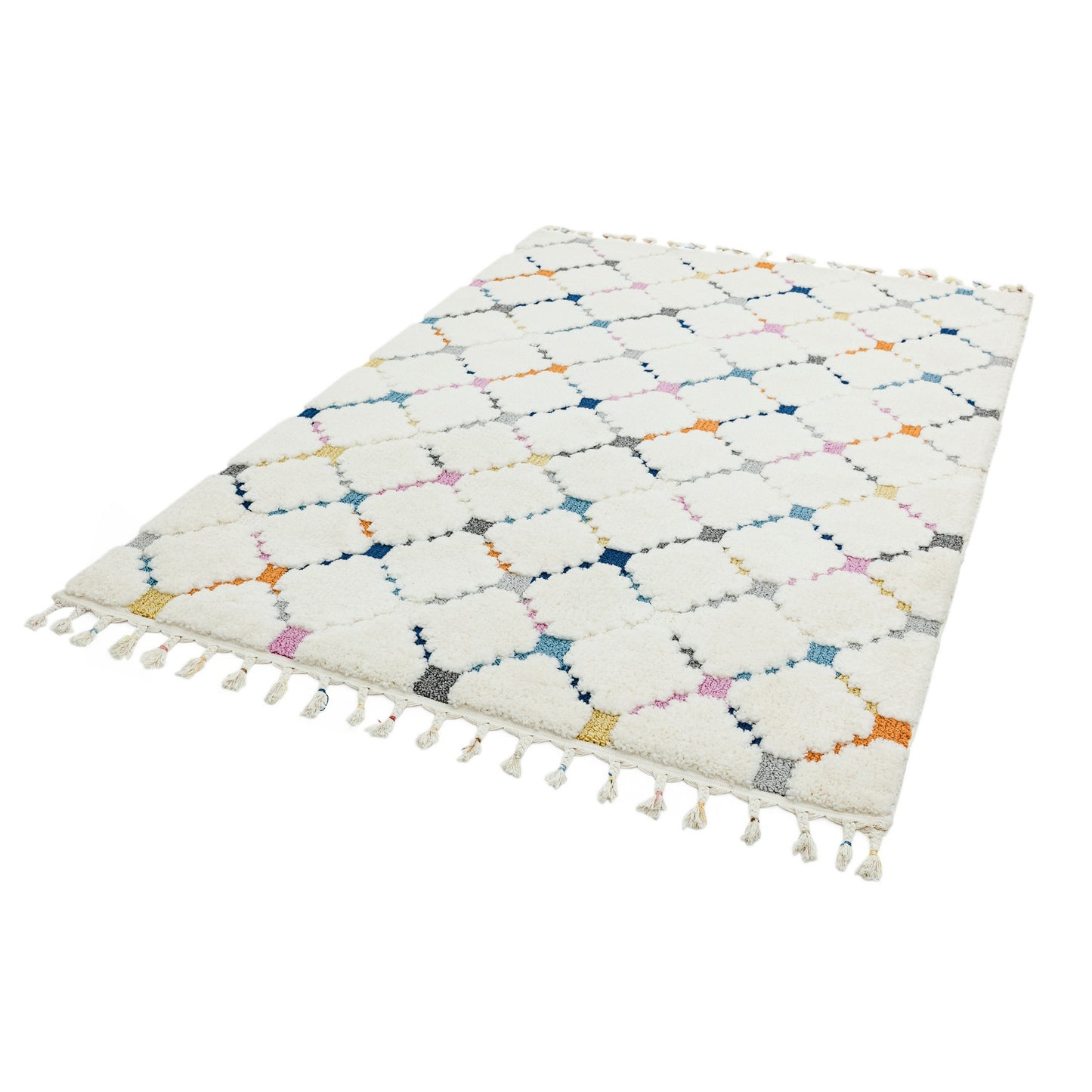 Ariana Criss Cross Moroccan Rugs in AR08 Multi