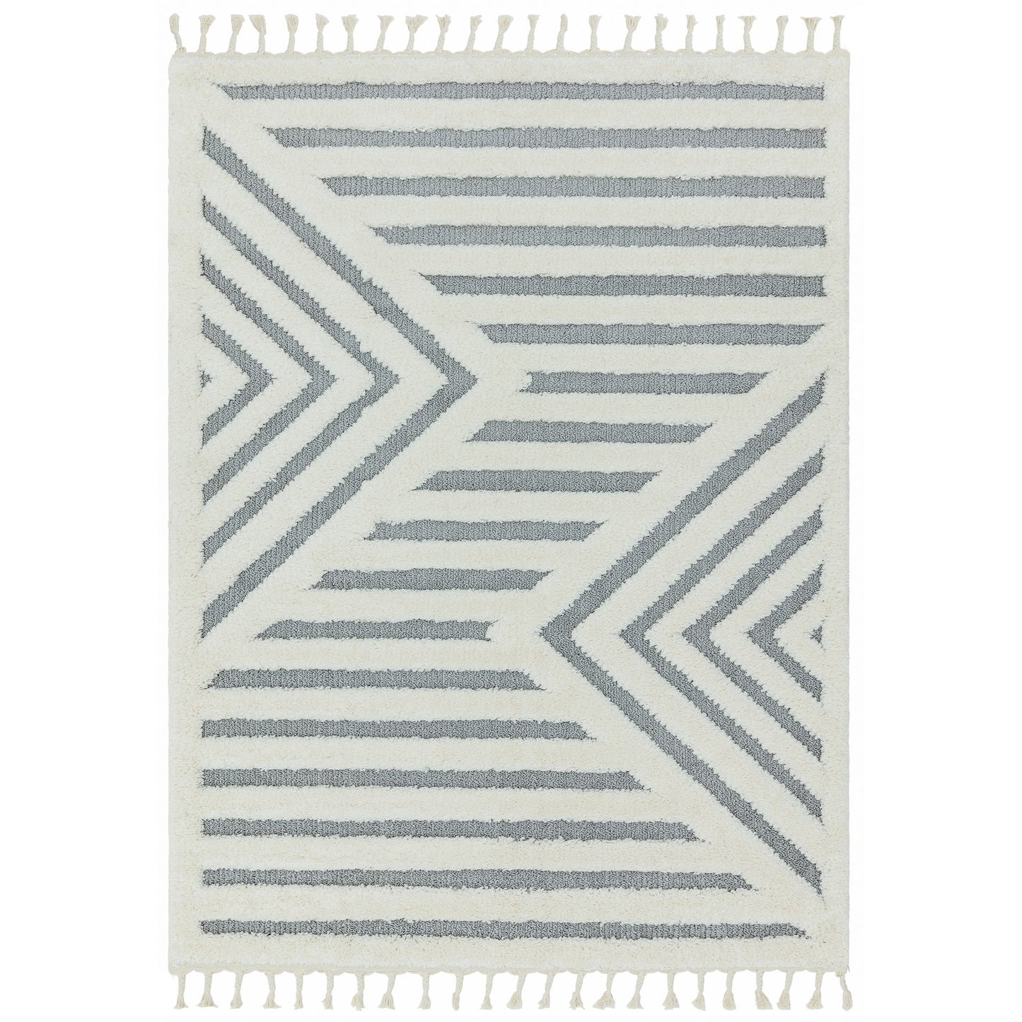 Ariana Shard Moroccan Rugs in AR06 Cream