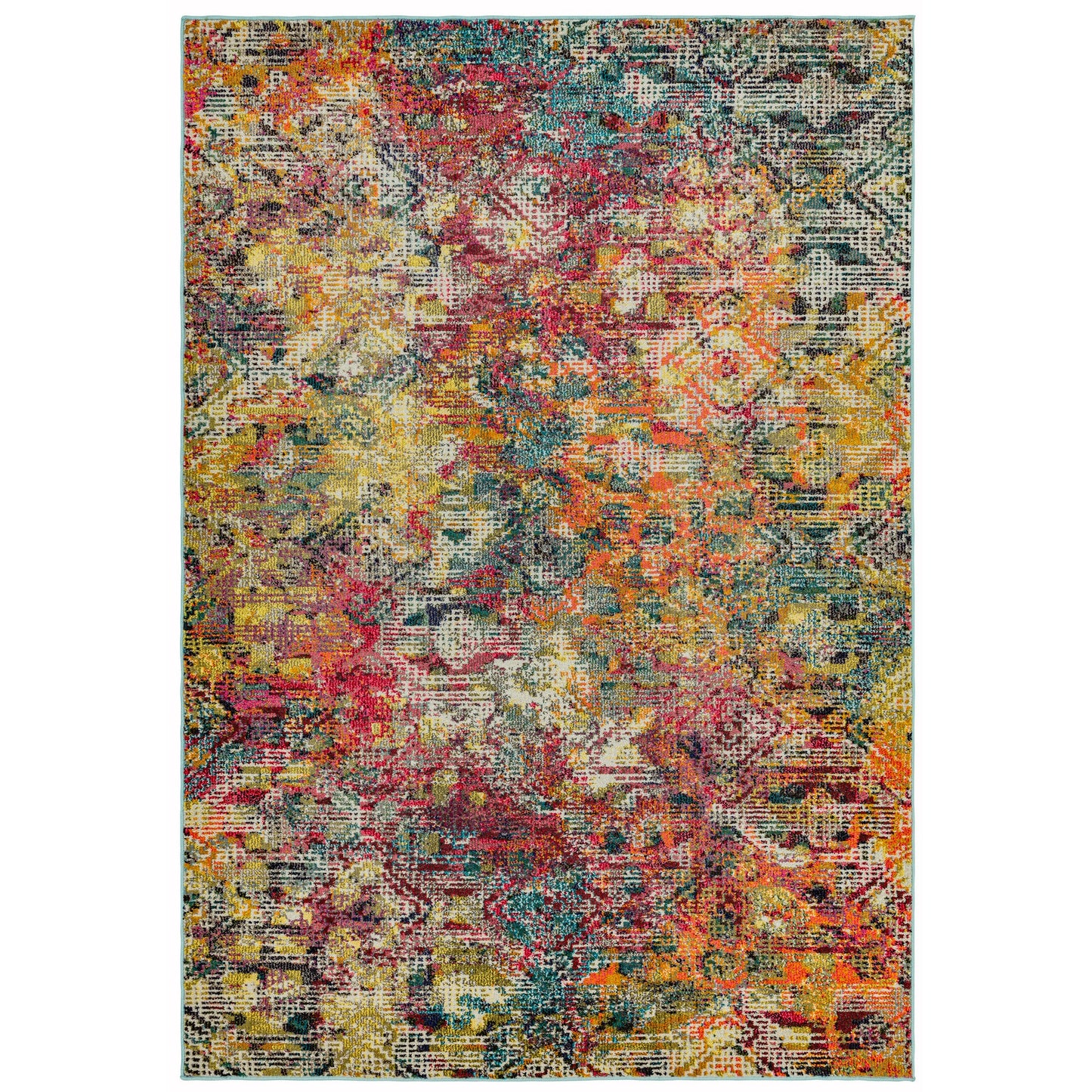 Colores Cloud Digital Abstract Rugs in CO05 Multi