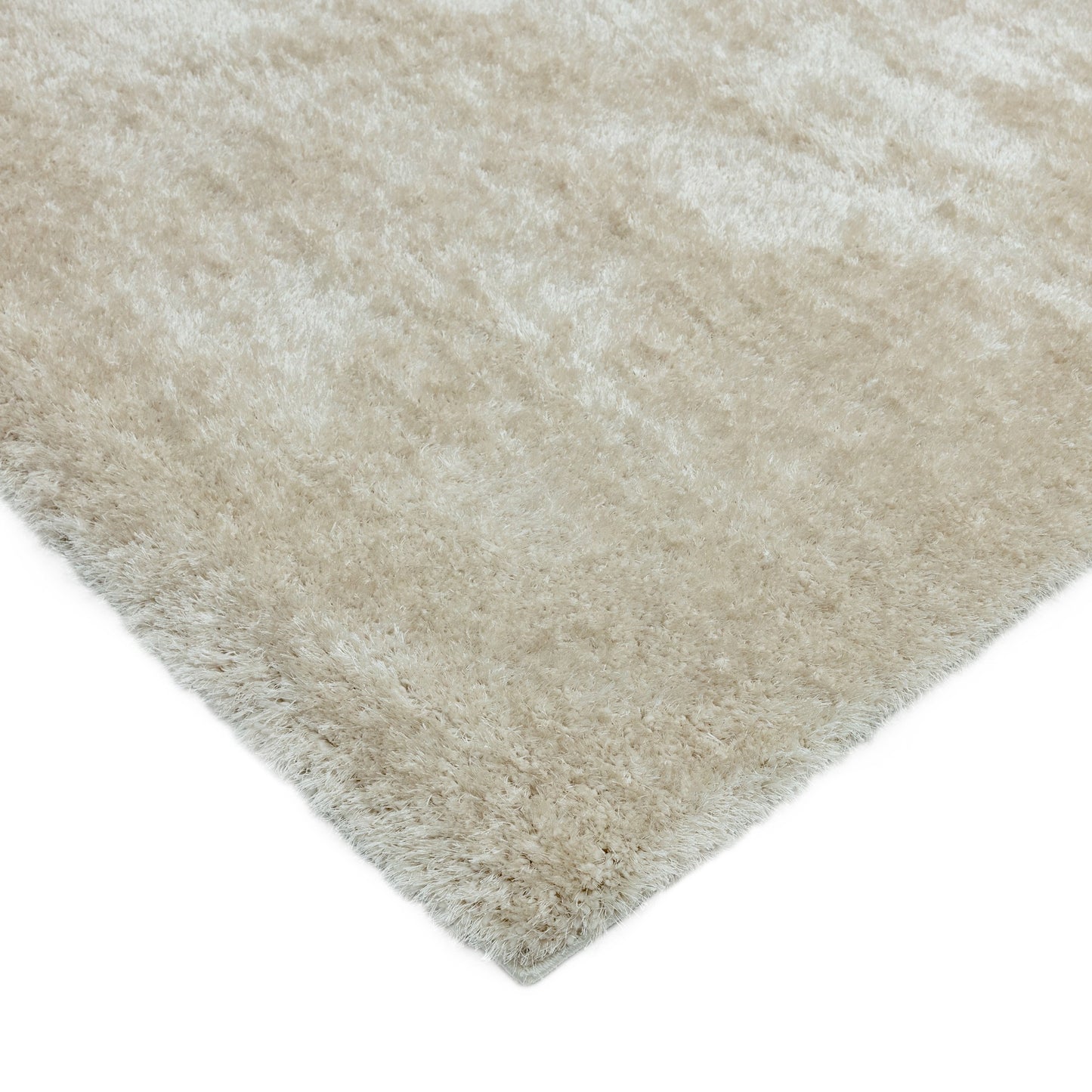 Payton Shaggy Soft Shimmer Rugs in Beige