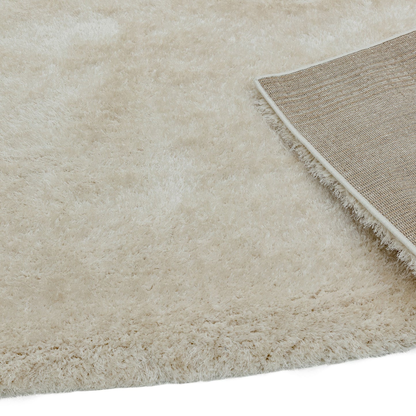 Payton Shaggy Soft Shimmer Rugs in Beige