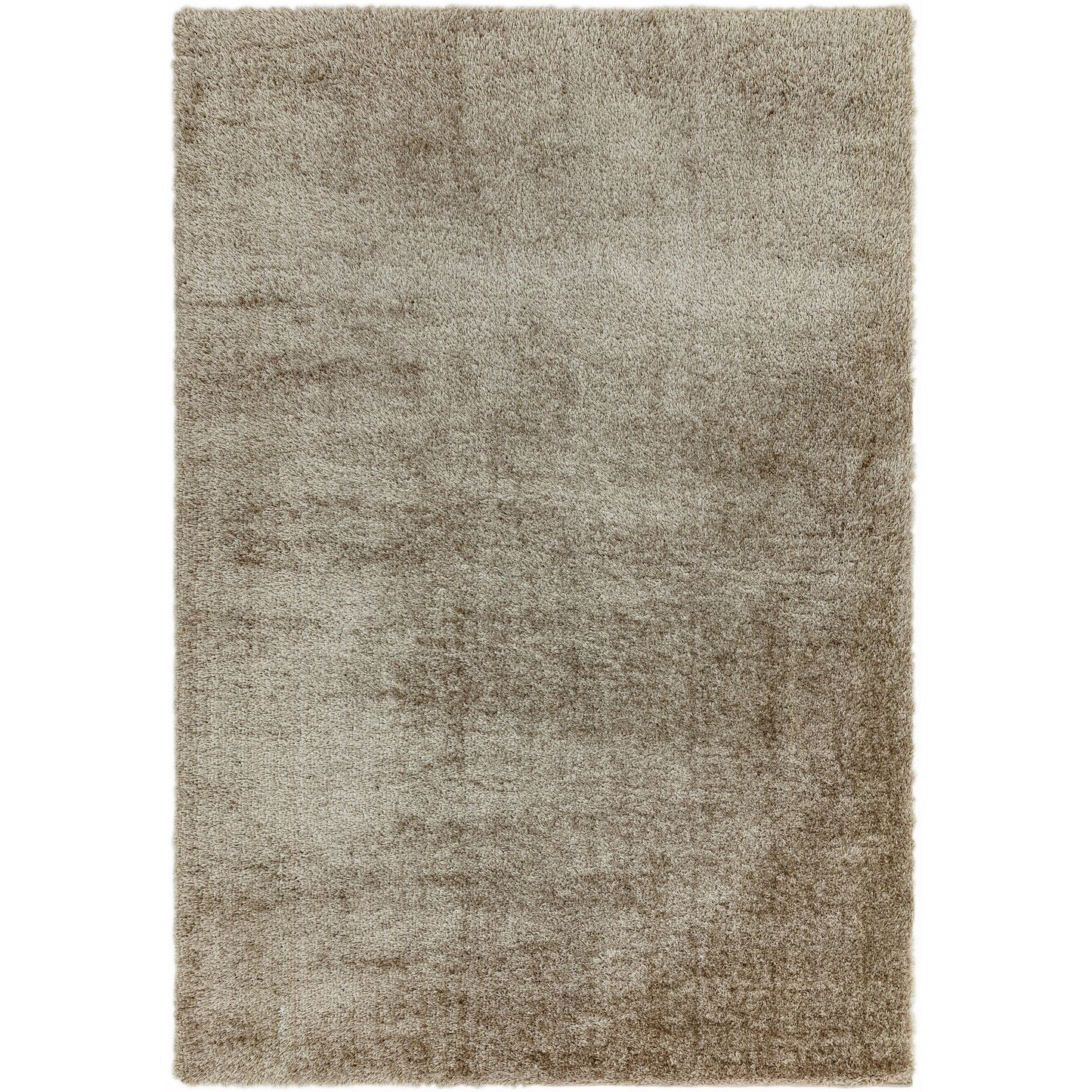 Payton Shaggy Soft Shimmer Rugs in Mink Beige