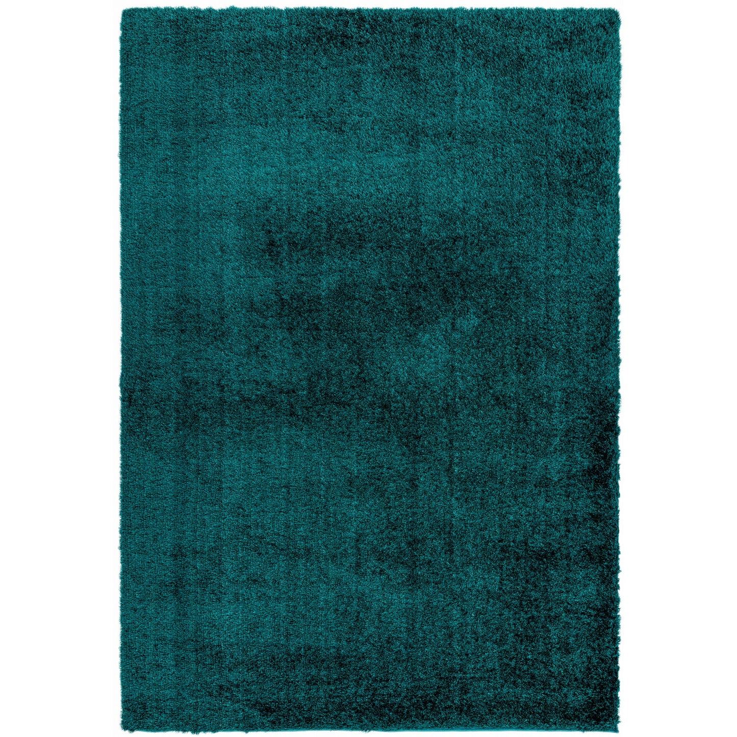 Payton Shaggy Soft Shimmer Rugs in Teal Blue