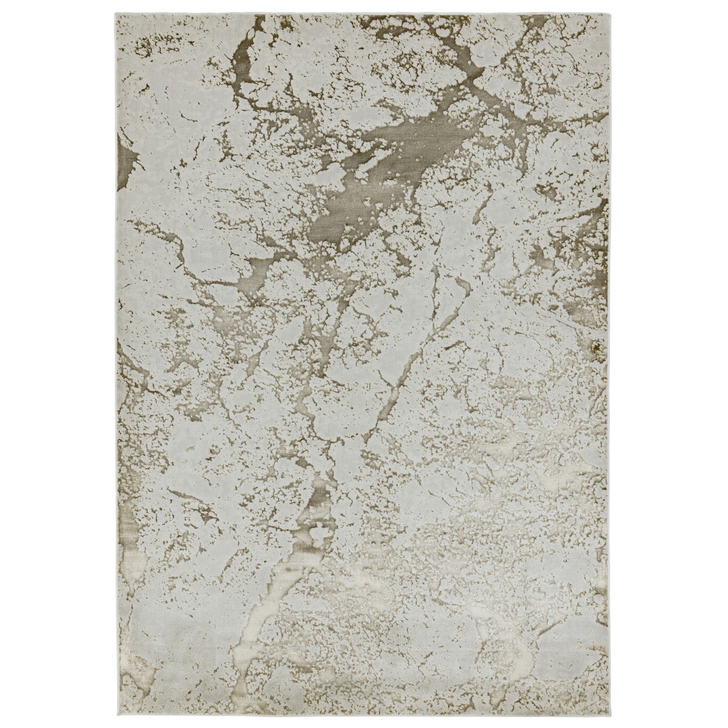 Aurora Strata AU16 Marble Rugs in Metallic Beige Bronze and Grey