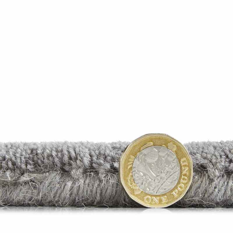 Kasbah KB2025 Geometric Wool Rugs in Grey
