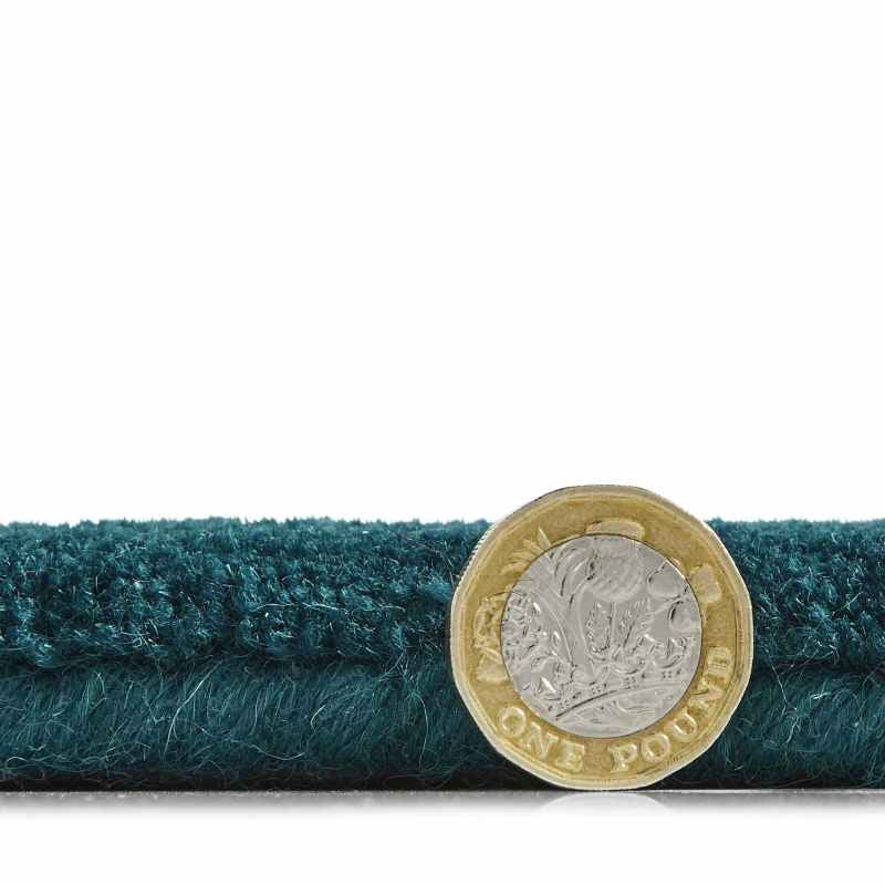 Kasbah KB2025 Geometric Wool Rugs in Jewel Green