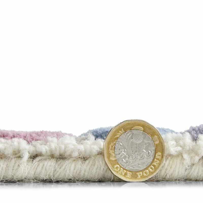 Prism PR429 Spot Wool Rugs in Multicolour