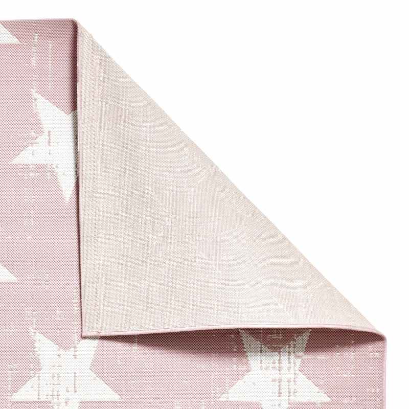 Santa Monica 48648 Indoor Outdoor Star Rug in Rose Cream