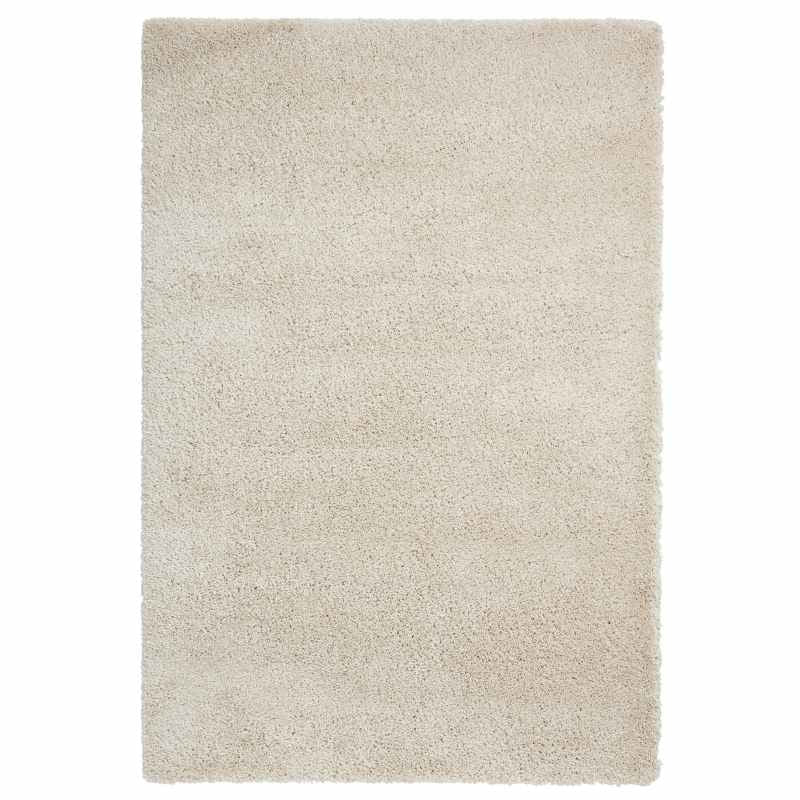 Sierra 9000 Plain Shaggy Rugs in Cream