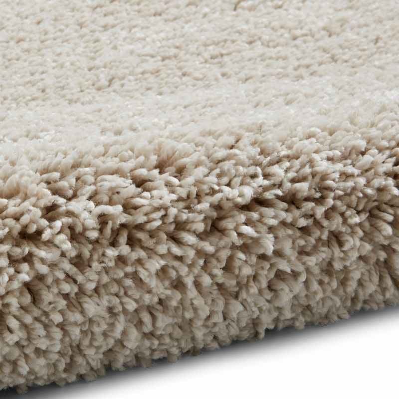 Sierra 9000 Plain Shaggy Rugs in Cream