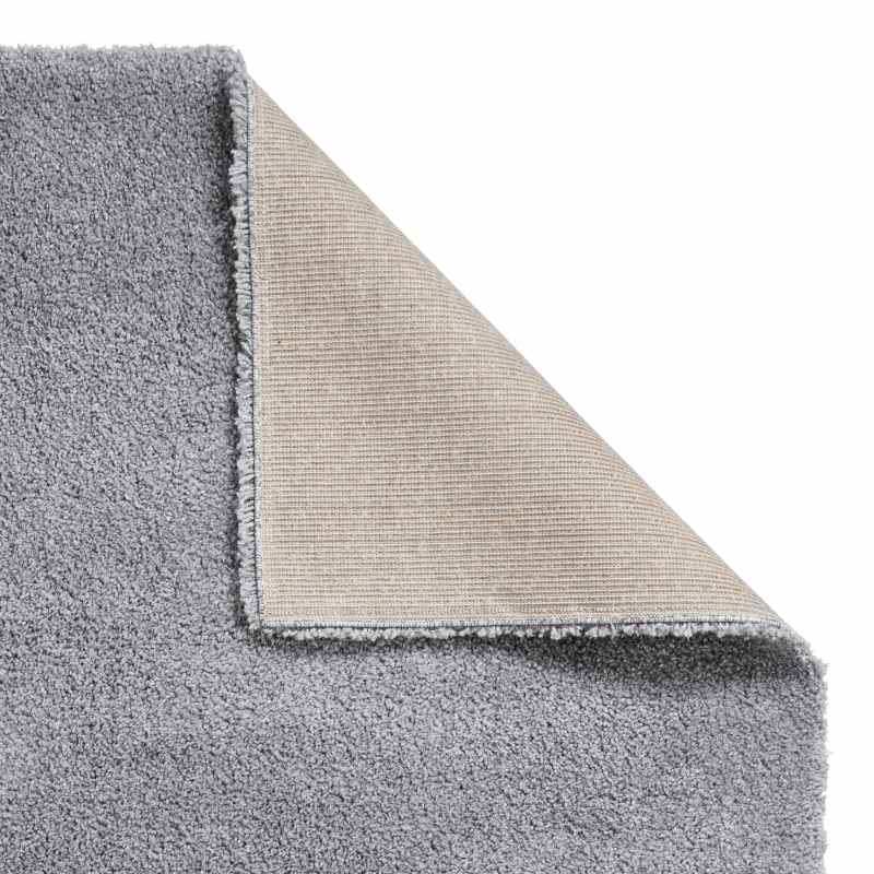 Sierra 9000 Plain Shaggy Rugs in Grey