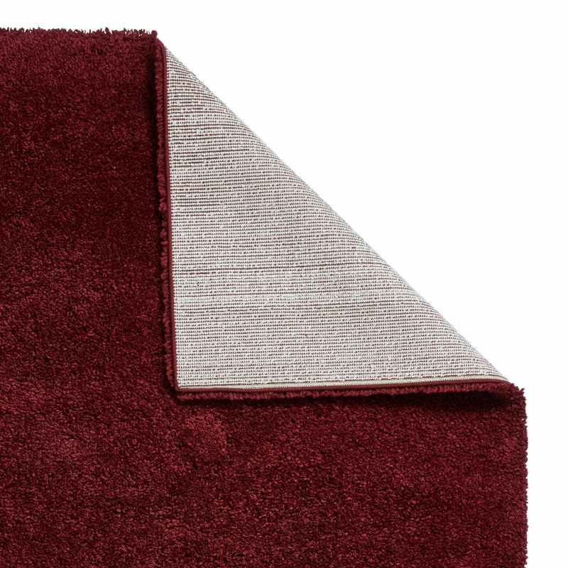 Sierra 9000 Shaggy Rugs in Ruby Red