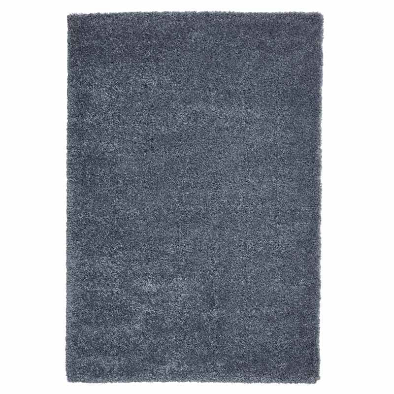 Sierra 9000 Plain Shaggy Rugs in Slate Grey