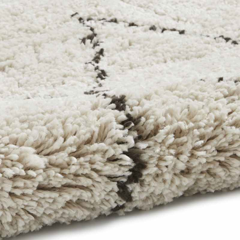 Boho 8280 Scandi Geometric Runner Rugs in Beige