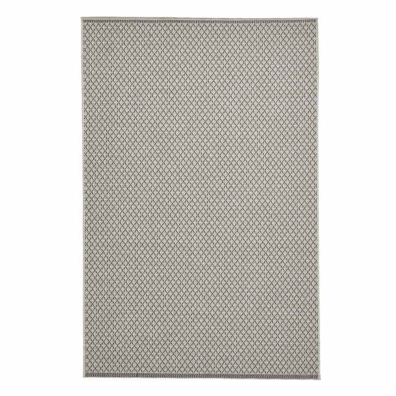 Stitch 9682 Indoor Outdoor Rug in Beige Black