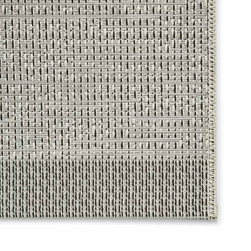 Stitch 9682 Indoor Outdoor Rug in Grey Black