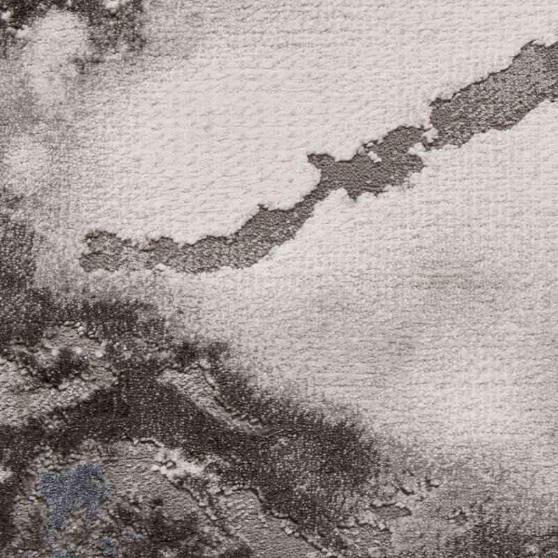 Craft 23270 Marble Effect Rugs in Ivory Silver