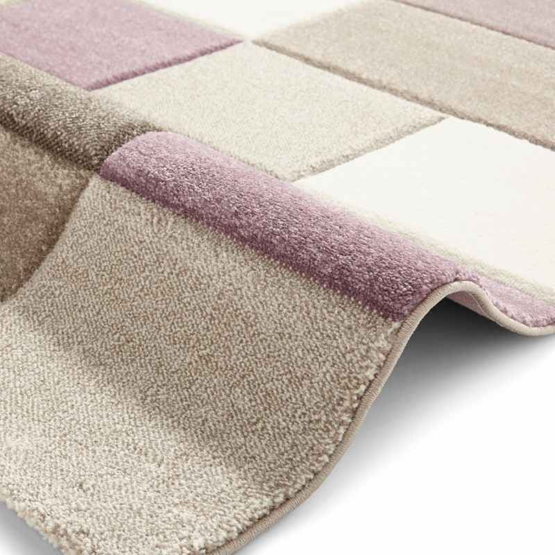 Brooklyn Hallway Runners 646 in Beige and Purple