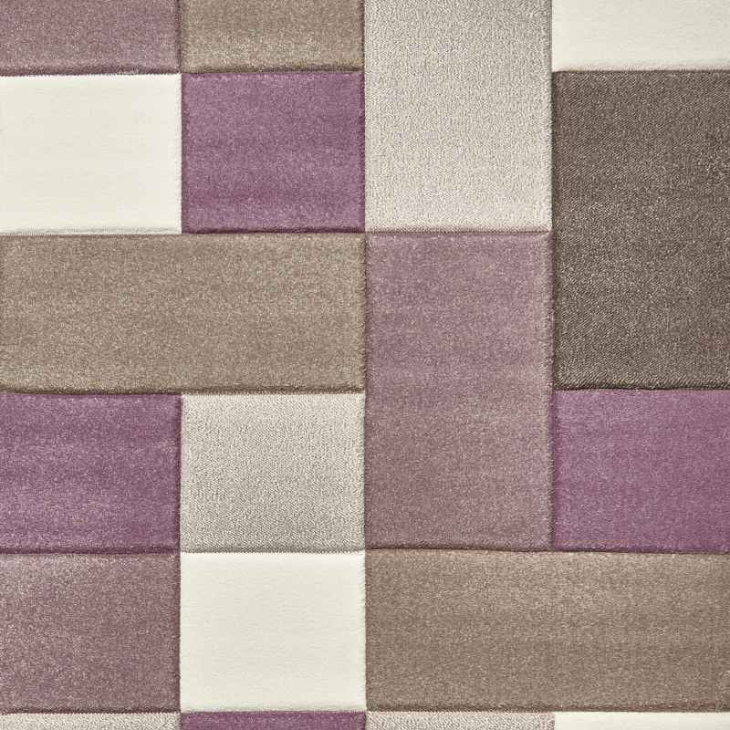 Brooklyn Hallway Runners 646 in Beige and Purple