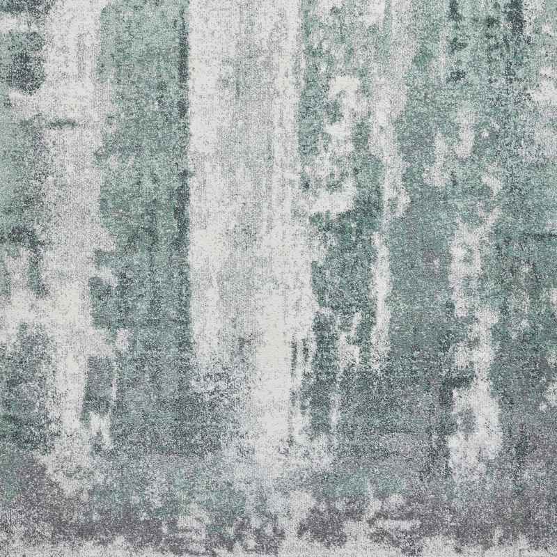 Brooklyn 8595 Abstract Hall Runner in Ivory Grey Green