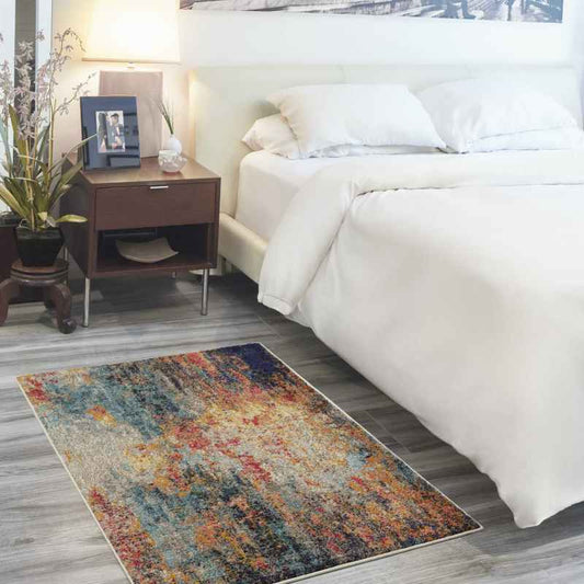 Celestial Abstract Rugs CES15 in Multicolour by Nourison