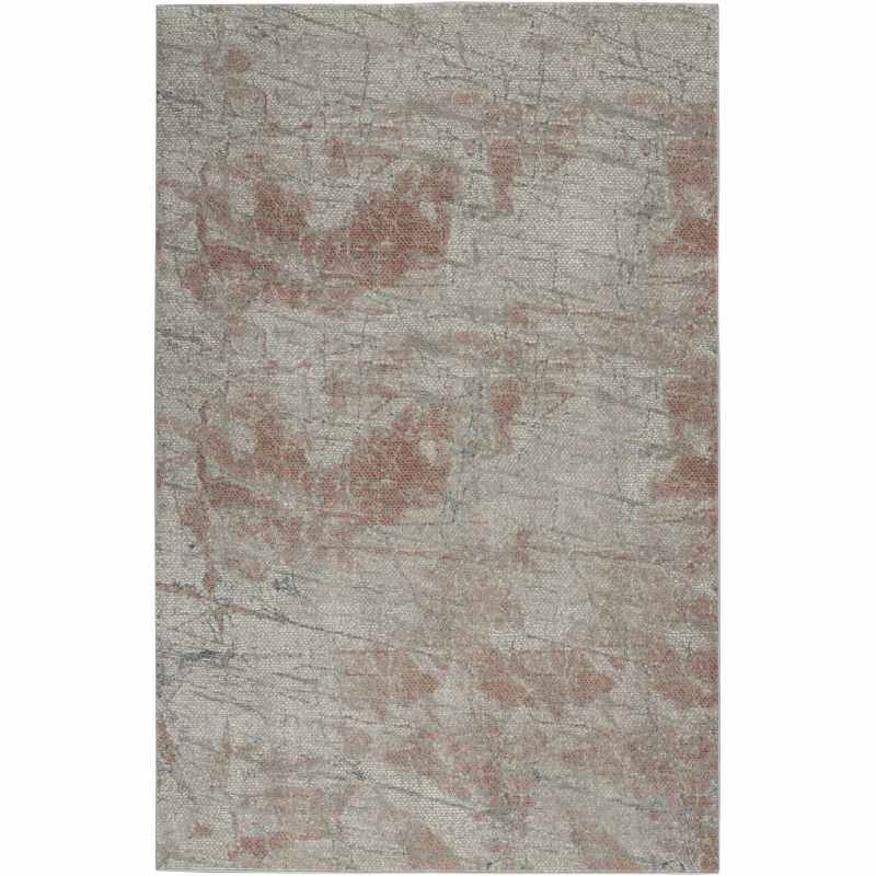 Rustic Textures RUS15 Abstract Rugs in Grey Rust