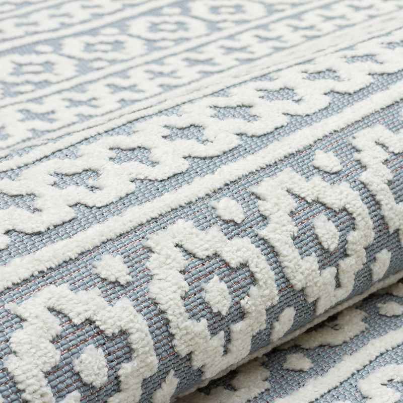 Jazz Jaz02 Indoor Outdoor Rugs in Blue