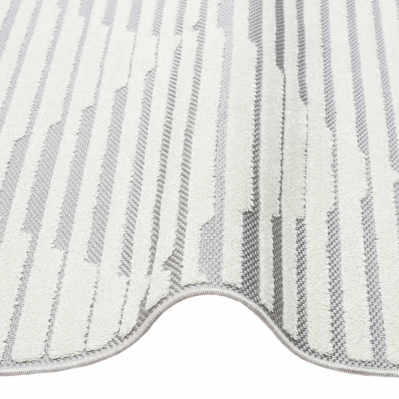 Jazz Jaz09 Indoor Outdoor Geometric Rugs in Grey