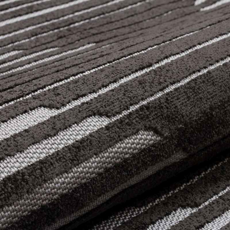 Jazz Jaz10 Indoor Outdoor Geometric Rugs in Grey