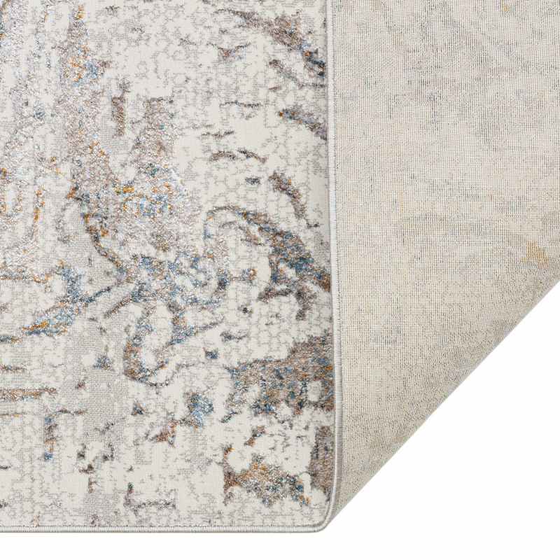 Dalia DAL14 Abstract Rugs in Ivory Multi