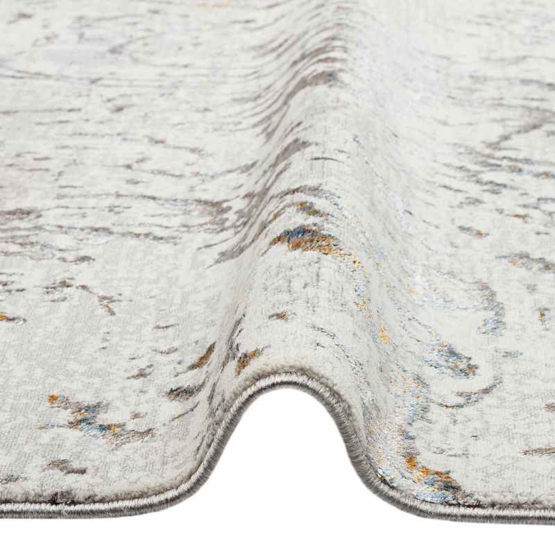 Dalia DAL14 Abstract Rugs in Ivory Multi
