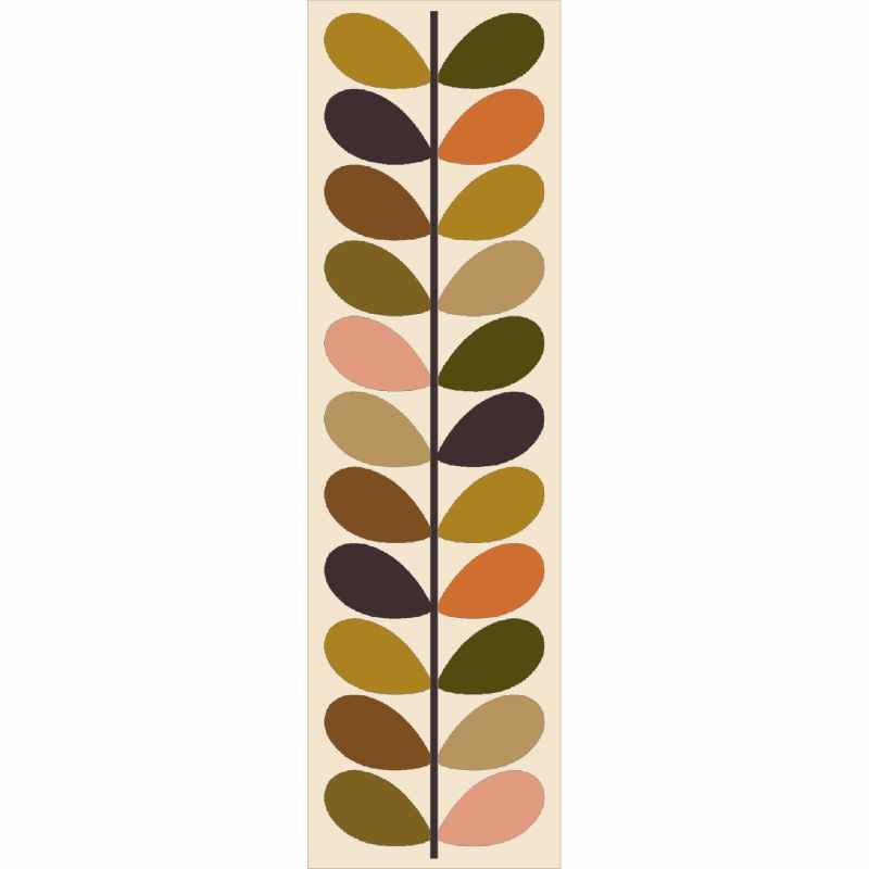 Multi Stem Runner Rugs 059503 in Autumn by Orla Kiely