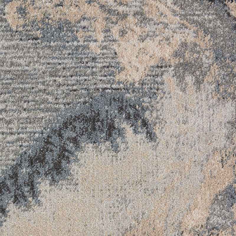 Maxell Abstract Circle Rugs MAE08 by Nourison in Grey