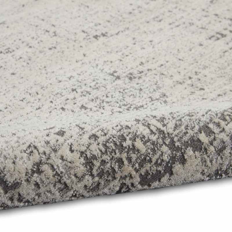 Rush Abstract Rugs CK953 by Designer Calvin Klein in Ivory Beige