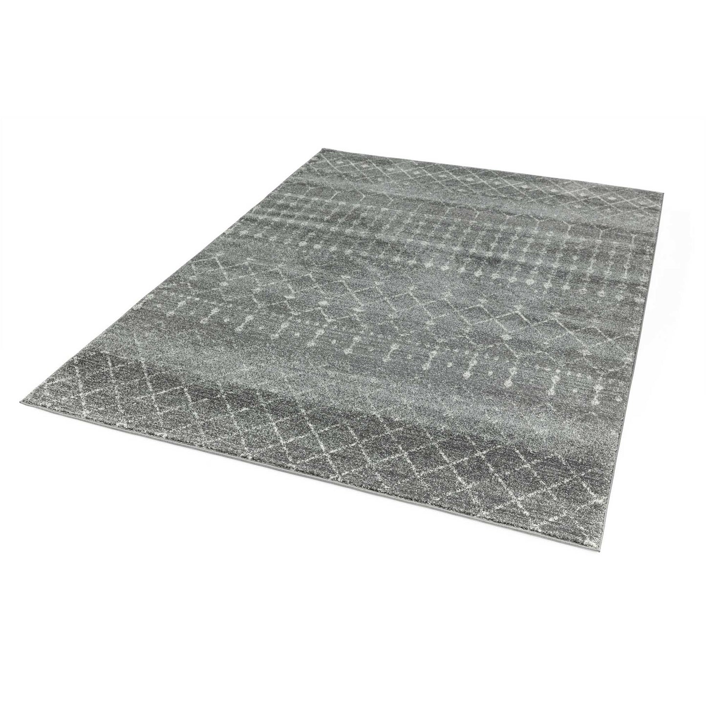 Nova Nomadic Boho Rugs NV34 in Grey
