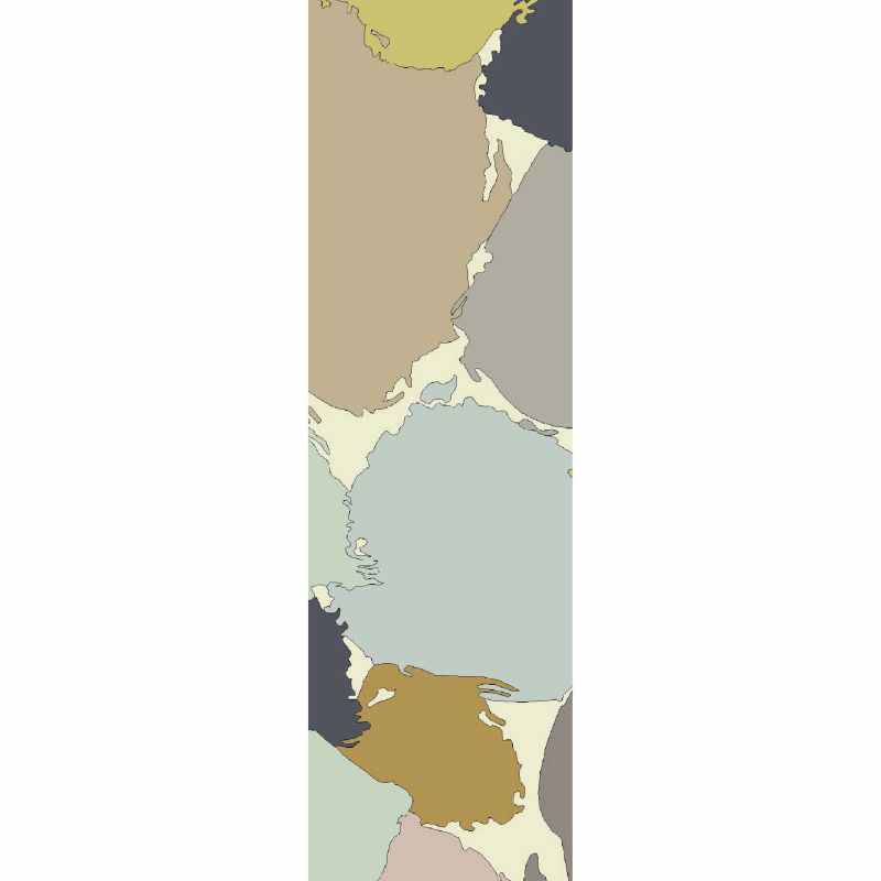 Paletto Indoor Outdoor Abstract Shore Runner Rugs 444204 by Harlequin