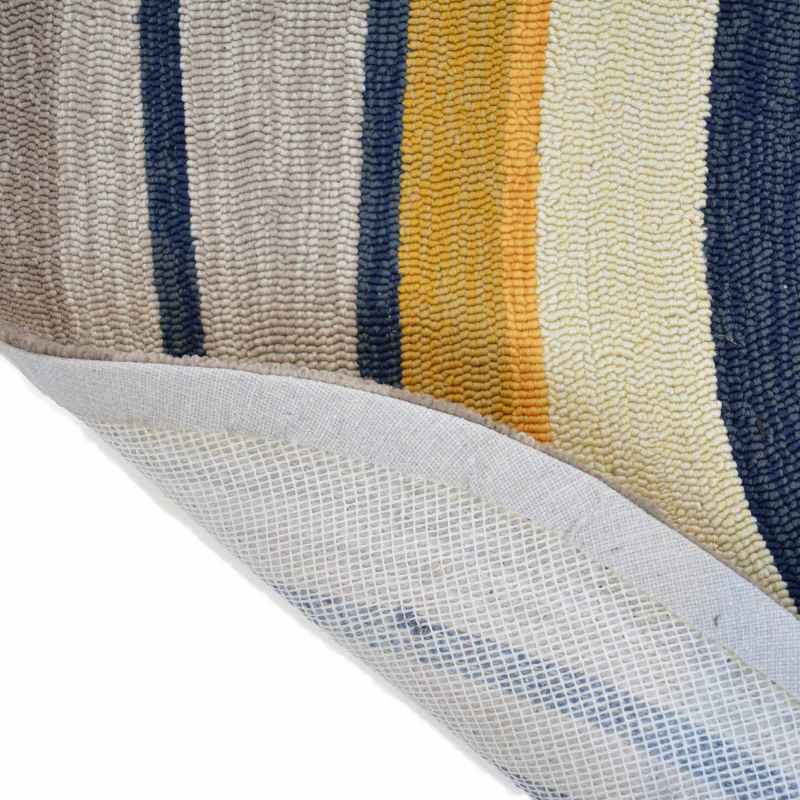 Habitat Aura Indoor Outdoor Abstract Shape Rugs Ochre 477306