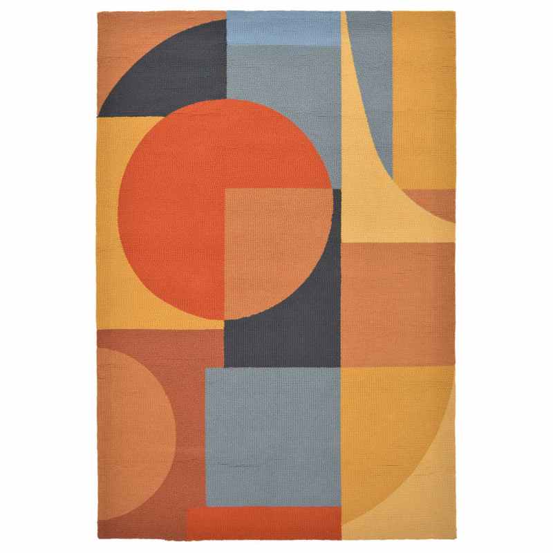 Habitat Matisse Indoor Outdoor Geometric Rugs in Multi 411705