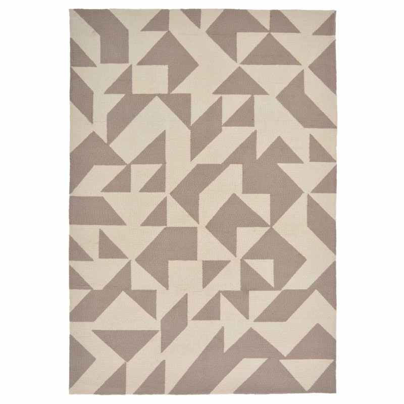 Habitat Yerba Indoor Outdoor Geometric Rugs in Beige 411601