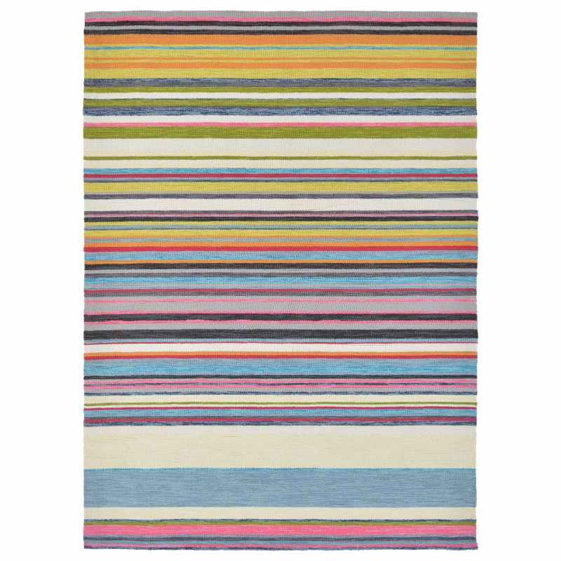 Habitat LaVida Indoor Outdoor Stripe Rugs in Multi 476801
