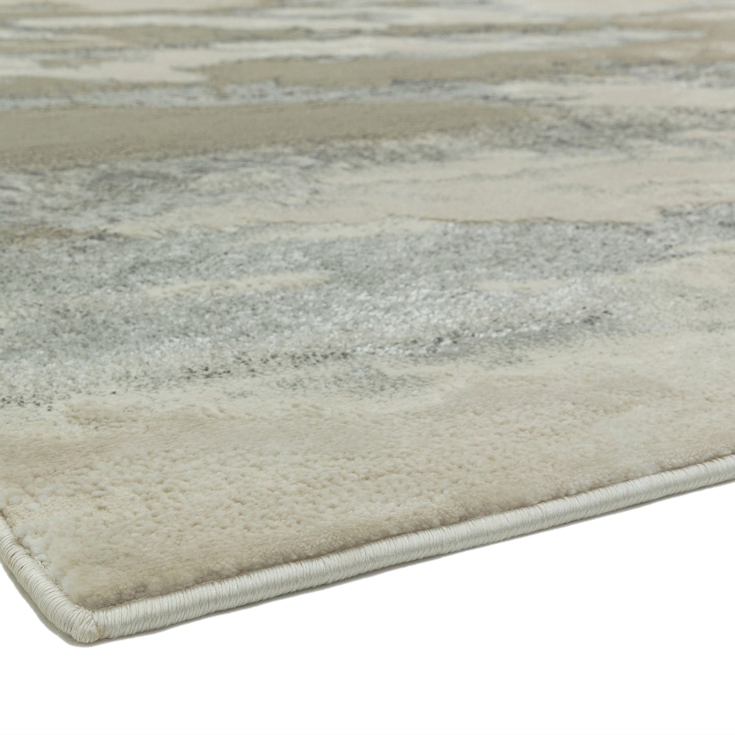 Aurora AU02 Marble Runner Rugs in Cloud Grey