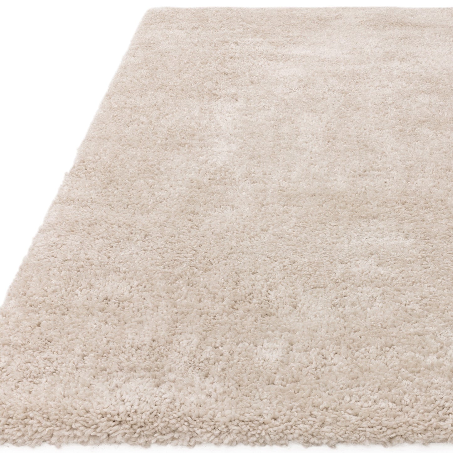 Ritchie Soft Plain Shaggy Rugs in Beige