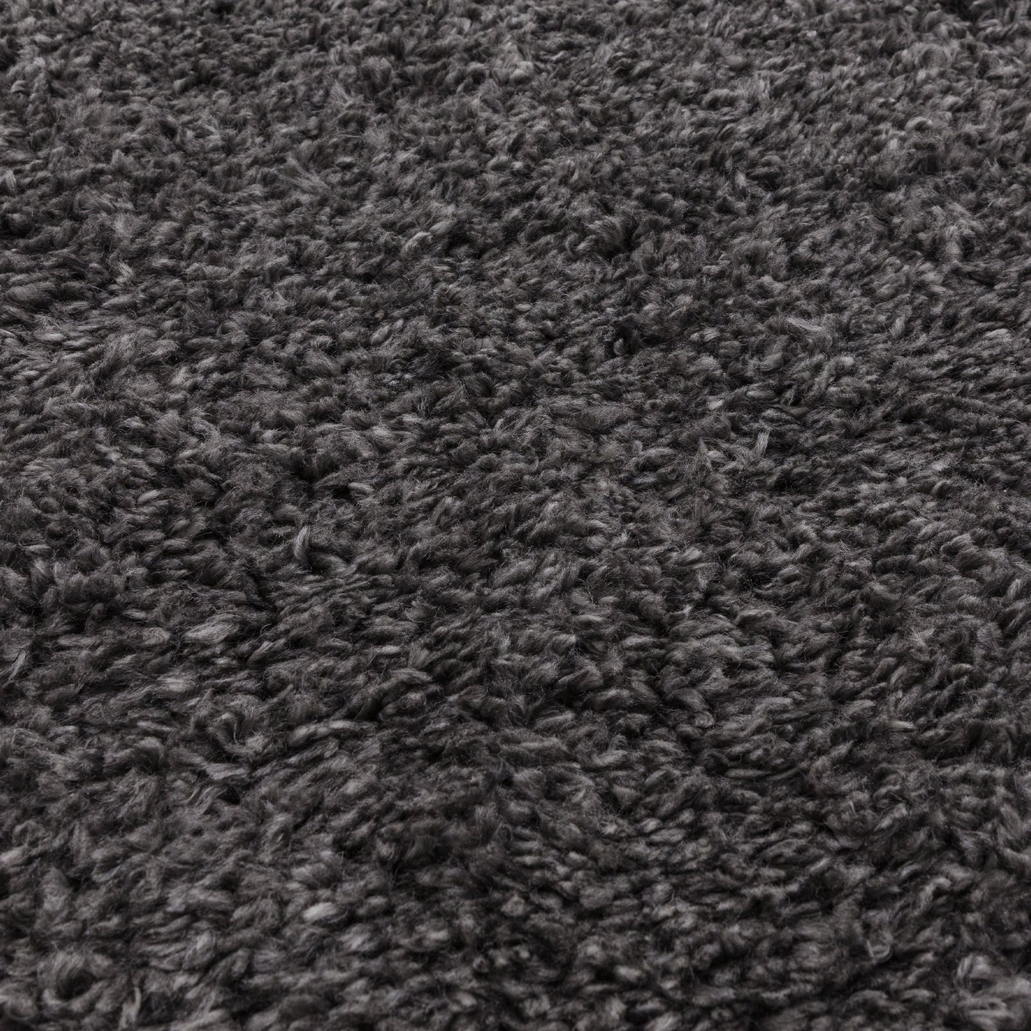 Ritchie Soft Plain Shaggy Rugs in Charcoal Grey