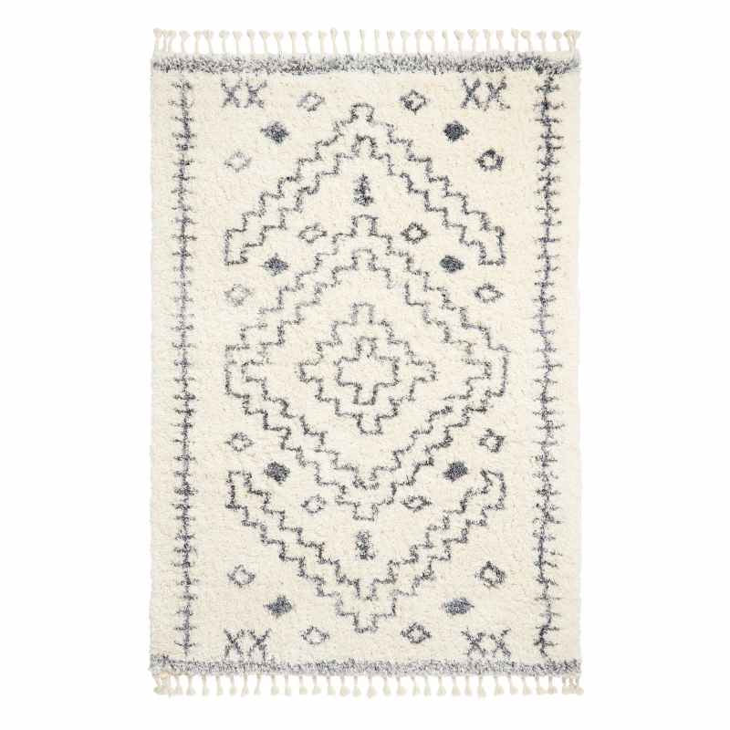 Aspen 1537 Boho Rugs in Ivory Grey